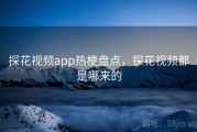 探花视频app热梗盘点，探花视频都是哪来的