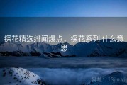 探花精选绯闻爆点，探花系列 什么意思