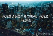 海角成了明星八卦的焦点，海角是什么东西