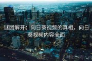 谜团解开：向日葵视频的真相，向日葵视频内容全面