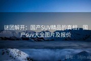 谜团解开：国产SUV精品的真相，国产suv大全图片及报价